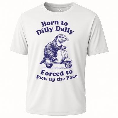 Cabybara Born To Dilly Dally Forced To Pick Up The Pace Cooling Performance Crew T-Shirt