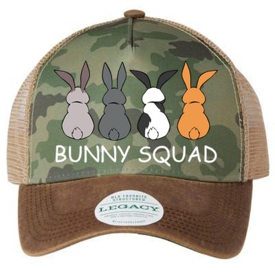 Cute Bunny Team Squad Rabbit Bunnies Cool Gift Legacy Tie Dye Trucker Hat