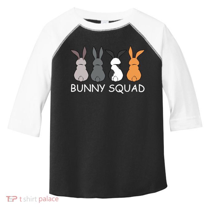 Cute Bunny Team Squad Rabbit Bunnies Cool Gift Toddler Fine Jersey T-Shirt