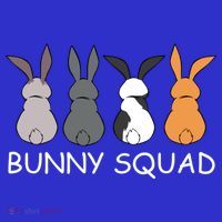 Cute Bunny Team Squad Rabbit Bunnies Cool Gift Tall T-Shirt