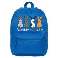 Cute Bunny Team Squad Rabbit Bunnies Cool Gift 16 in Basic Backpack