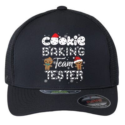 Cookie Baking Team Tester Gingerbread Christmas Flexfit Unipanel Trucker Cap