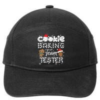 Cookie Baking Team Tester Gingerbread Christmas 7-Panel Snapback Hat