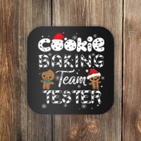 Cookie Baking Team Tester Gingerbread Christmas Coaster