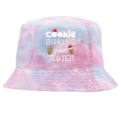 Cookie Baking Team Tester Gingerbread Christmas Tie-Dyed Bucket Hat