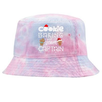 Cookie Baking Team Captain Gingerbread Christmas Tie-Dyed Bucket Hat