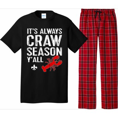 Crawfish Boil Tee Funny Love Craw Season Yall Crawfish Great Gift Pajama Set