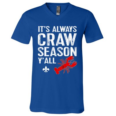 Crawfish Boil Tee Funny Love Craw Season Yall Crawfish Great Gift V-Neck T-Shirt