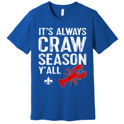 Crawfish Boil Tee Funny Love Craw Season Yall Crawfish Great Gift Premium T-Shirt