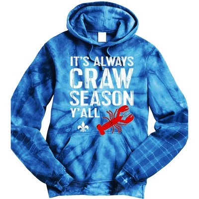 Crawfish Boil Tee Funny Love Craw Season Yall Crawfish Great Gift Tie Dye Hoodie