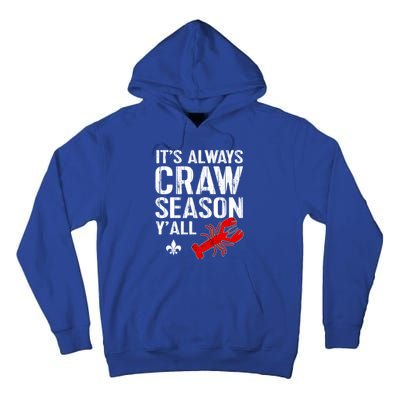 Crawfish Boil Tee Funny Love Craw Season Yall Crawfish Great Gift Tall Hoodie