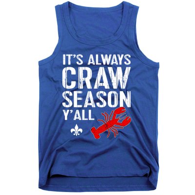 Crawfish Boil Tee Funny Love Craw Season Yall Crawfish Great Gift Tank Top