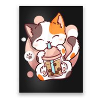 Cat Boba Tea Bubble Tea Anime Kawaii Neko Poster