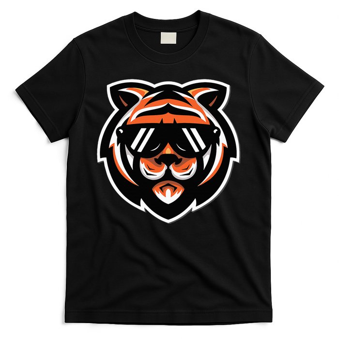 Cool Bengal Tiger With Sunglasses T-Shirt