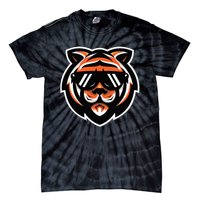 Cool Bengal Tiger With Sunglasses Tie-Dye T-Shirt