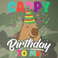 Cappy Birthday To Me Cute Capybara Rodent Capyzilla Bday Legacy Tie Dye Trucker Hat