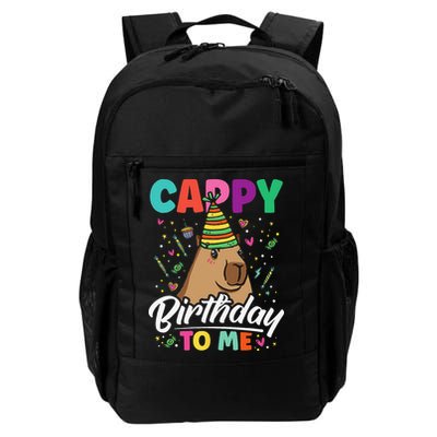 Cappy Birthday To Me Cute Capybara Rodent Capyzilla Bday Backpack