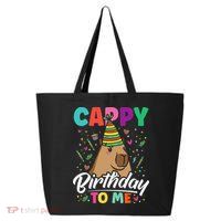 Cappy Birthday To Me Cute Capybara Rodent Capyzilla Bday 25L Jumbo Tote