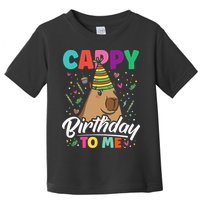 Cappy Birthday To Me Cute Capybara Rodent Capyzilla Bday Toddler T-Shirt