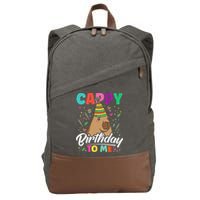 Cappy Birthday To Me Cute Capybara Rodent Capyzilla Bday Cotton Canvas Backpack