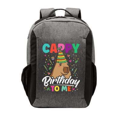 Cappy Birthday To Me Cute Capybara Rodent Capyzilla Bday Vector Backpack
