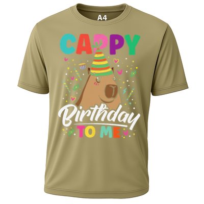 Cappy Birthday To Me Cute Capybara Rodent Capyzilla Bday Performance Shirt