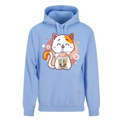 Cat Boba Tea Bubble Tea Anime Kawaii Neko Unisex Surf Hoodie