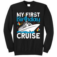 Cruising Boat Trip My Frist Birthday Cruise Sweatshirt