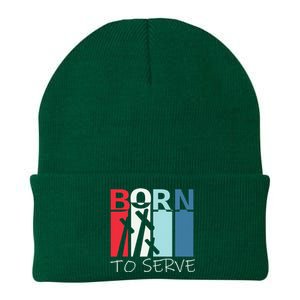 Christian Born To Serve Jesus Cross Walk by Faith Knit Cap Winter Beanie