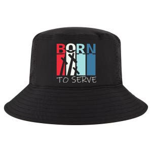 Christian Born To Serve Jesus Cross Walk by Faith Cool Comfort Performance Bucket Hat