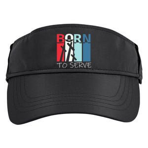 Christian Born To Serve Jesus Cross Walk by Faith Adult Drive Performance Visor