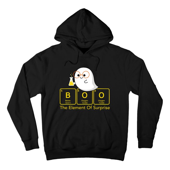 Chemistry Boo The Element Of Surprise Cute Chemist Halloween Hoodie