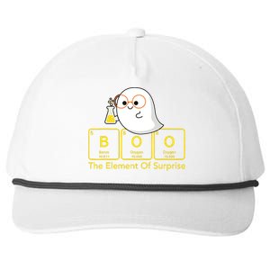 Chemistry Boo The Element Of Surprise Cute Chemist Halloween Snapback Five-Panel Rope Hat