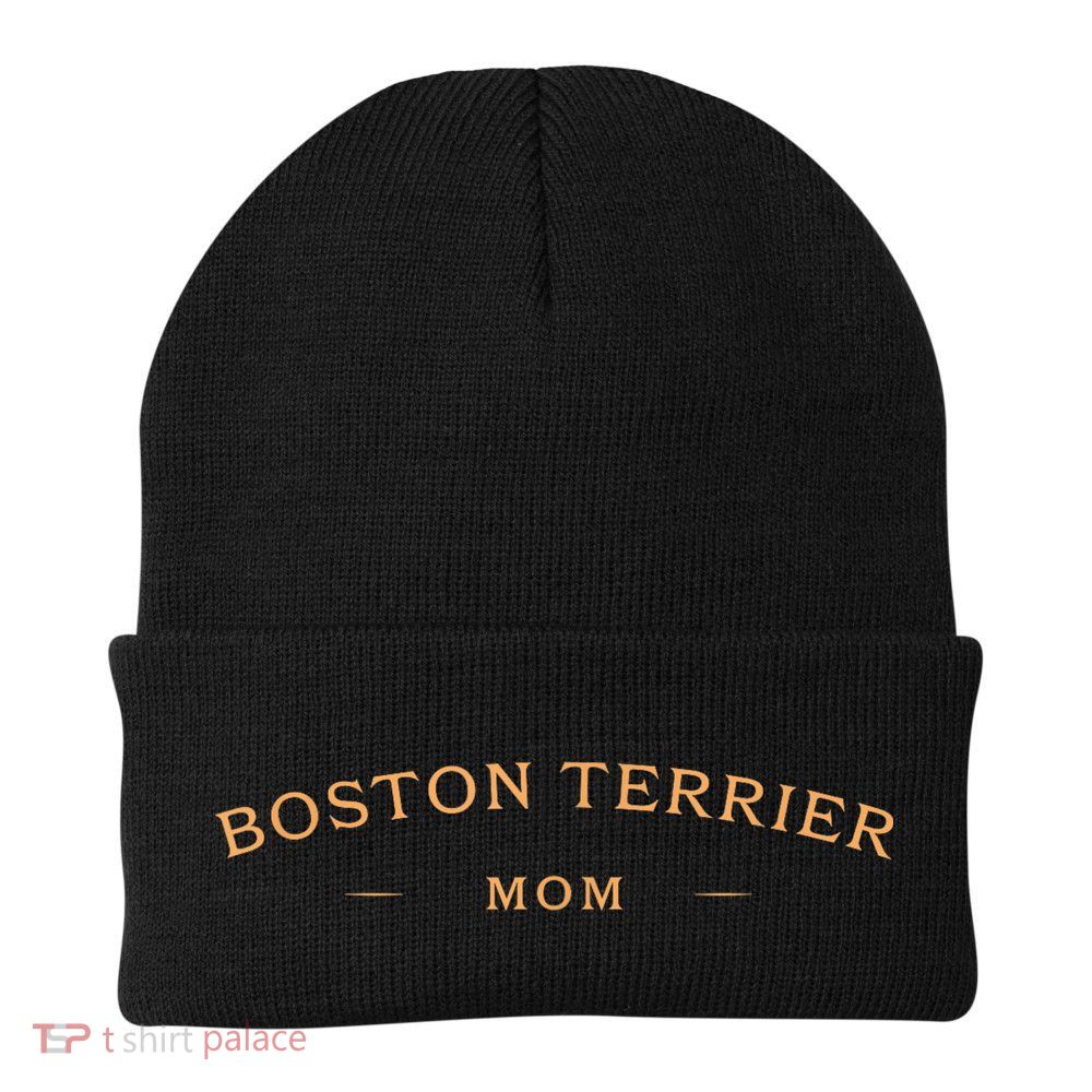 Classic Boston Terrier Mom Boston Terrier Dog Mom Beanie