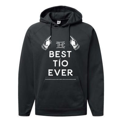 Cool Best Tia Ever Family Funny Performance Fleece Hoodie