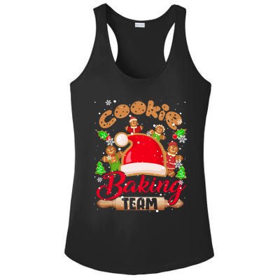 Cookie Baking Team Xmas Santa Gingerbread Cookies Baker Cute Gift Ladies PosiCharge Competitor Racerback Tank