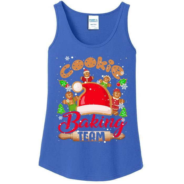 Cookie Baking Team Xmas Santa Gingerbread Cookies Baker Cute Gift Ladies Essential Tank