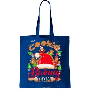 Cookie Baking Team Xmas Santa Gingerbread Cookies Baker Cute Gift Tote Bag