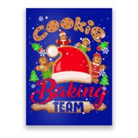 Cookie Baking Team Xmas Santa Gingerbread Cookies Baker Cute Gift Poster