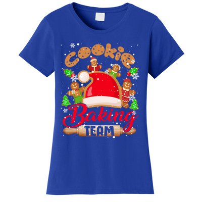 Cookie Baking Team Xmas Santa Gingerbread Cookies Baker Cute Gift Women's T-Shirt