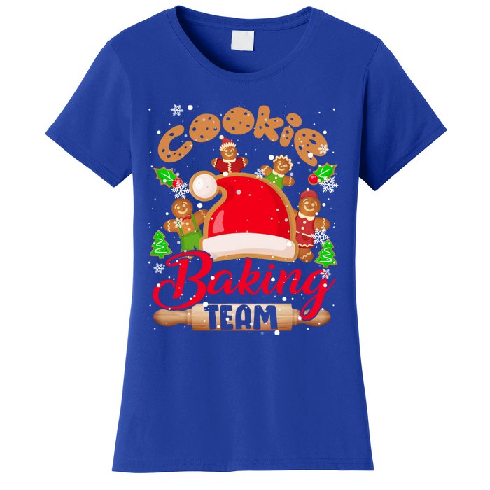 Cookie Baking Team Xmas Santa Gingerbread Cookies Baker Cute Gift Women's T-Shirt