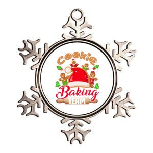 Cookie Baking Team Xmas Santa Gingerbread Cookies Baker Cute Gift Metallic Star Ornament