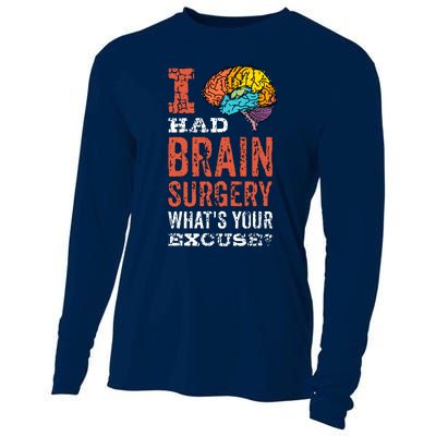 Colorful Brain Tumor I Had Brain Surgery Whats Your Excuse Brain Tumor Cooling Performance Long Sleeve Crew