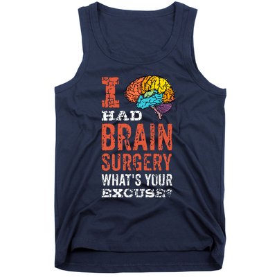 Colorful Brain Tumor I Had Brain Surgery Whats Your Excuse Brain Tumor Tank Top