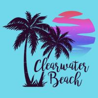 Clearwater Beach Trip Vacation Spring Break Sunset Graphic Gift T-Shirt