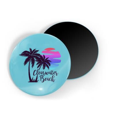 Clearwater Beach Trip Vacation Spring Break Sunset Graphic Gift Magnet
