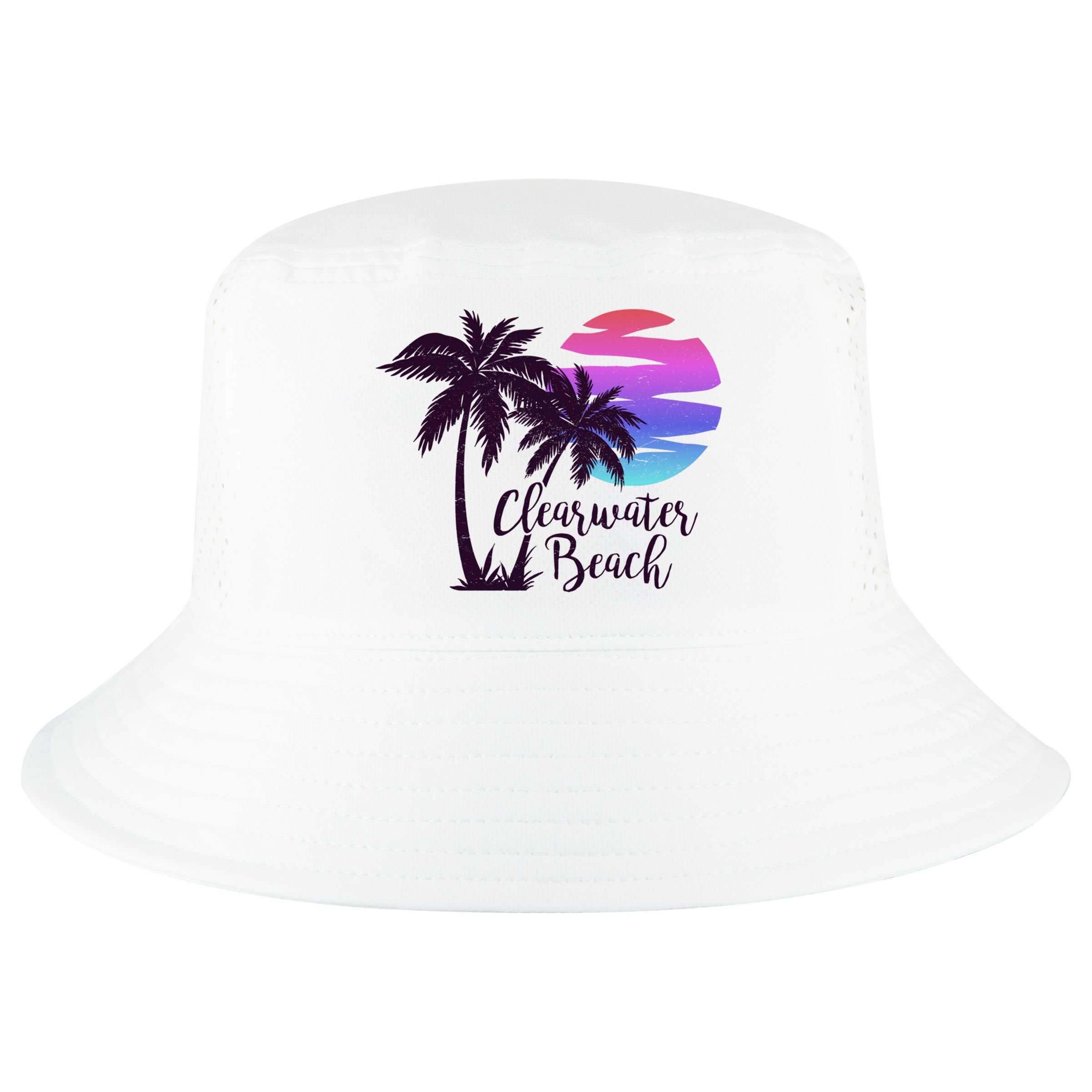 Clearwater Beach Trip Vacation Spring Break Sunset Graphic Gift Cool Comfort Performance Bucket Hat
