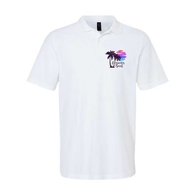 Clearwater Beach Trip Vacation Spring Break Sunset Graphic Gift Polo
