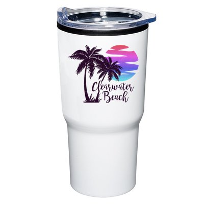 Clearwater Beach Trip Vacation Spring Break Sunset Graphic Gift Tumbler
