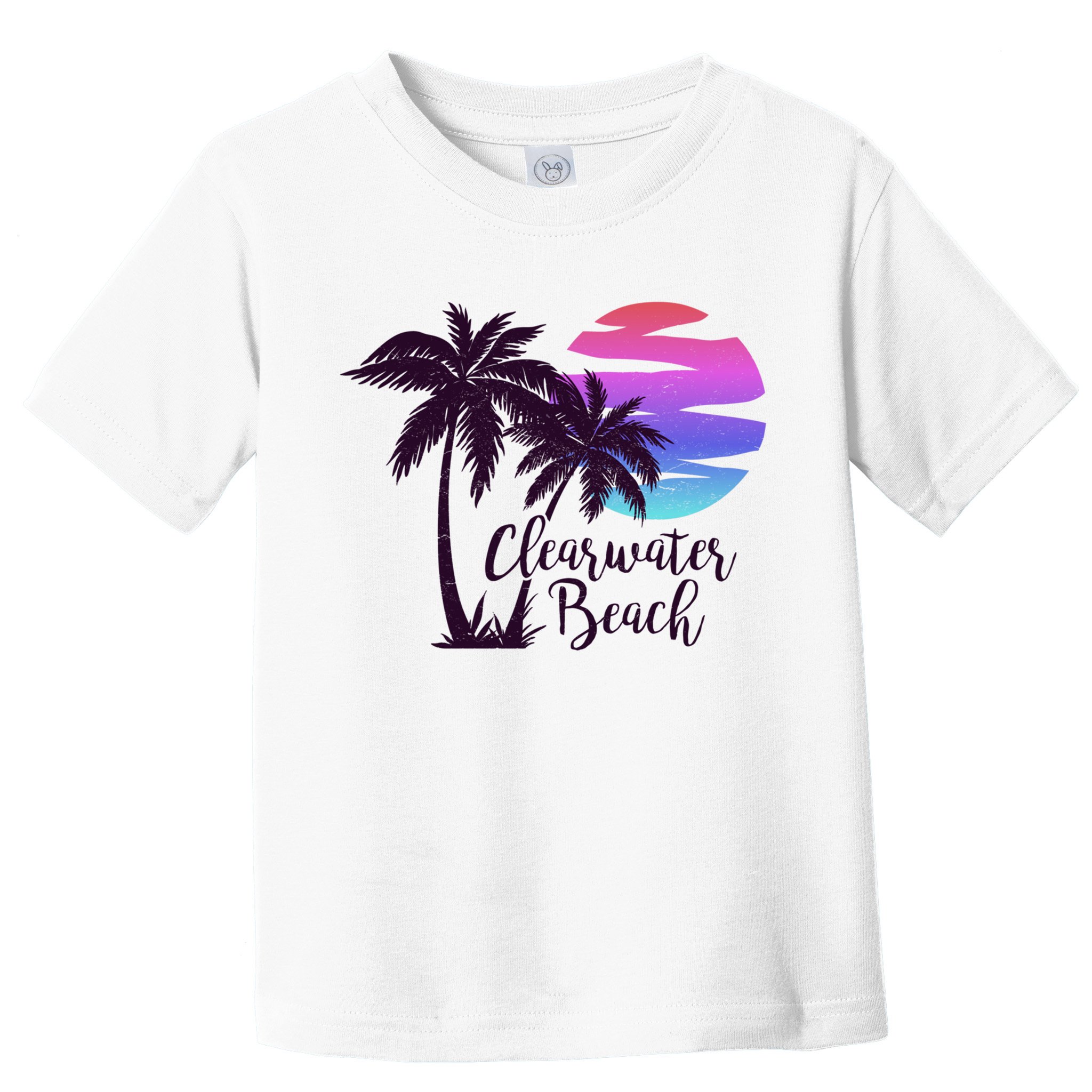 Clearwater Beach Trip Vacation Spring Break Sunset Graphic Gift Toddler T-Shirt